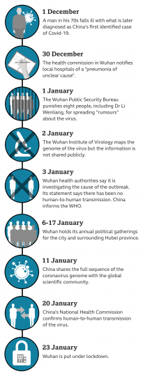 Wuhan Virus Timeline